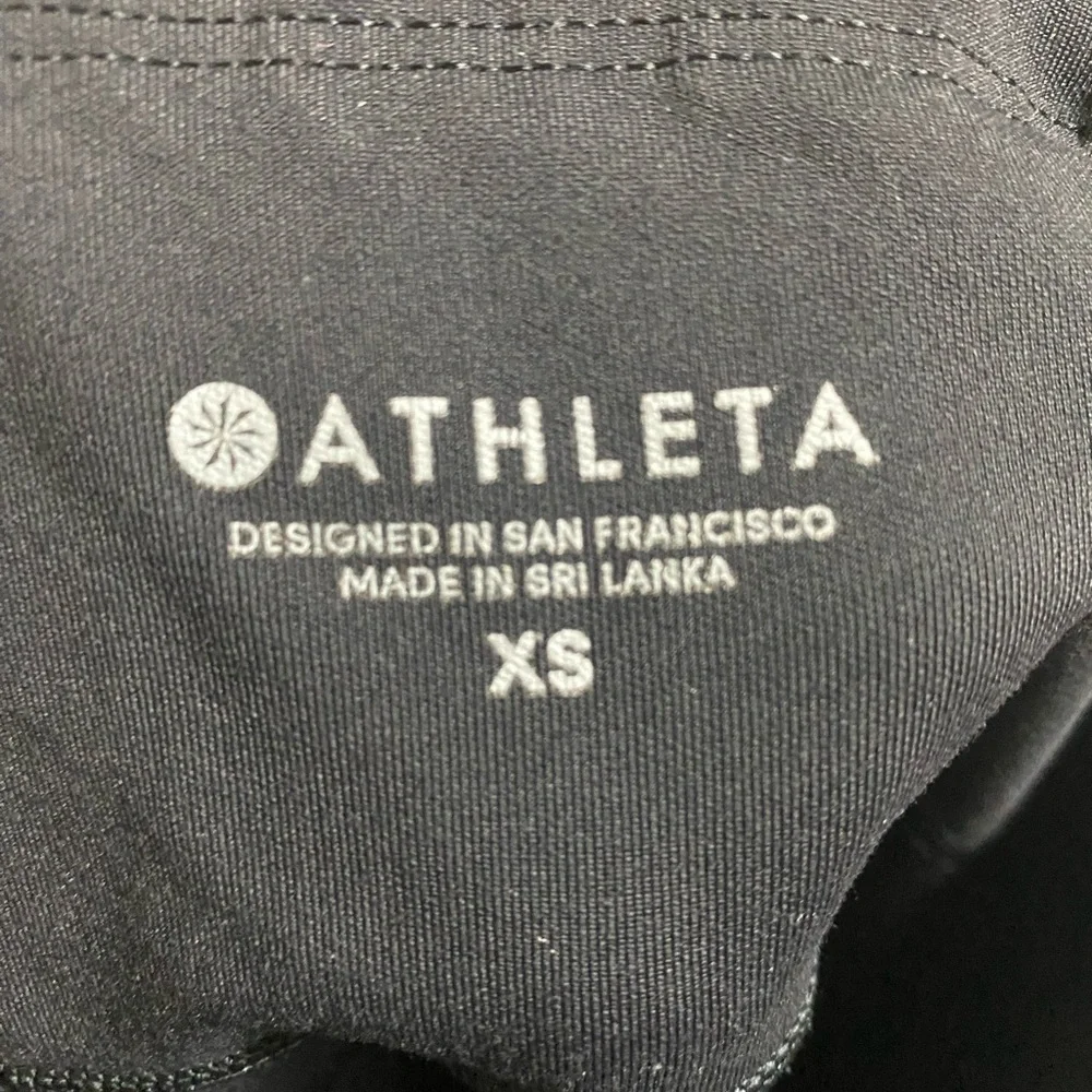 Black Athleta Cropped Leggings,‎ Size XS